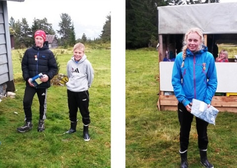 Medaljevinnarar i H13-14 og D15-16. Foto: IVar Bergset